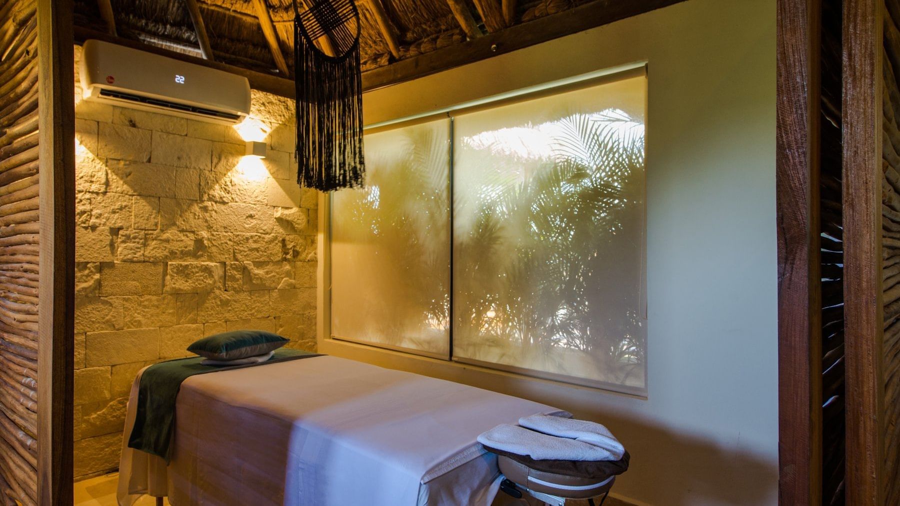 Massage bed in the SPA at Naay Tulum Curamoria Collection