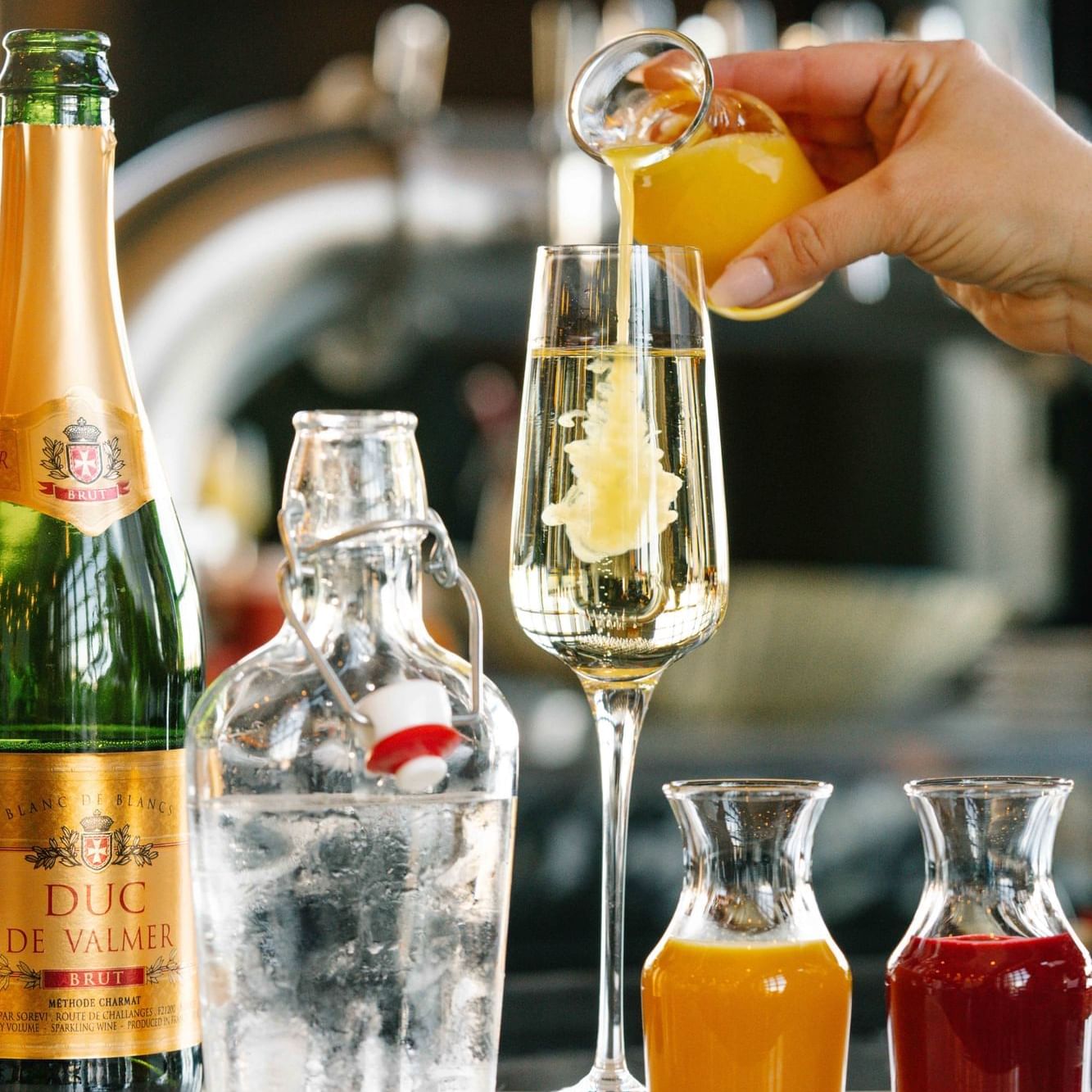 The Rooftop at The Artisan Hotel Salem Brunch Mimosas