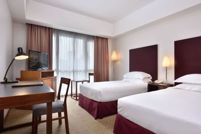 Interior of the Premium bedroom at Hotel Capitol Kuala Lumpur