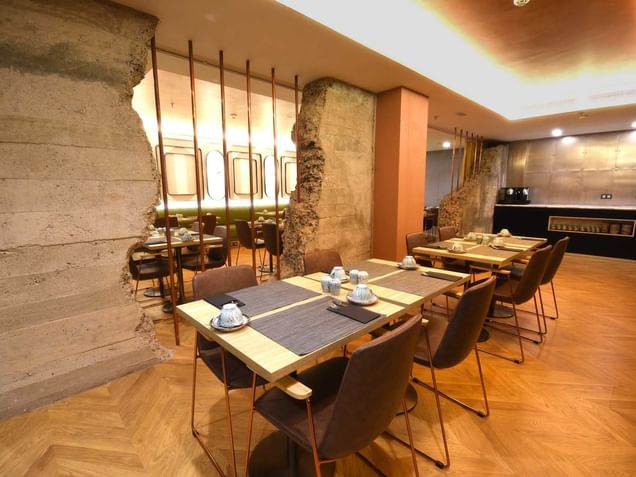 Dining area of Tresor Restaurant at Design Plus Bex Hotel