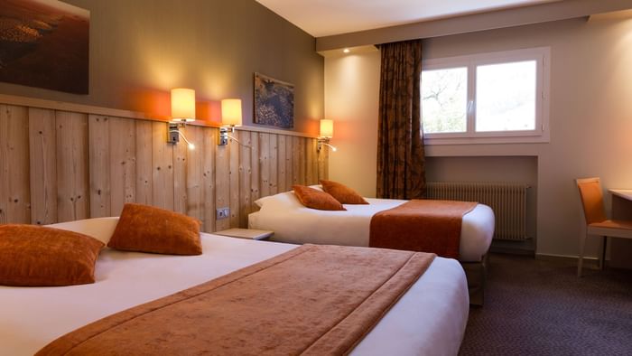Bed & furniture in Rey Du Mont Sion at The Original Hotels