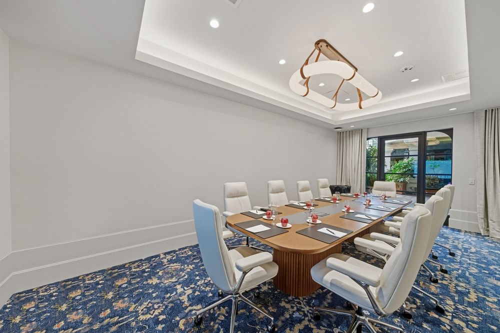 boardroom meeting set up
