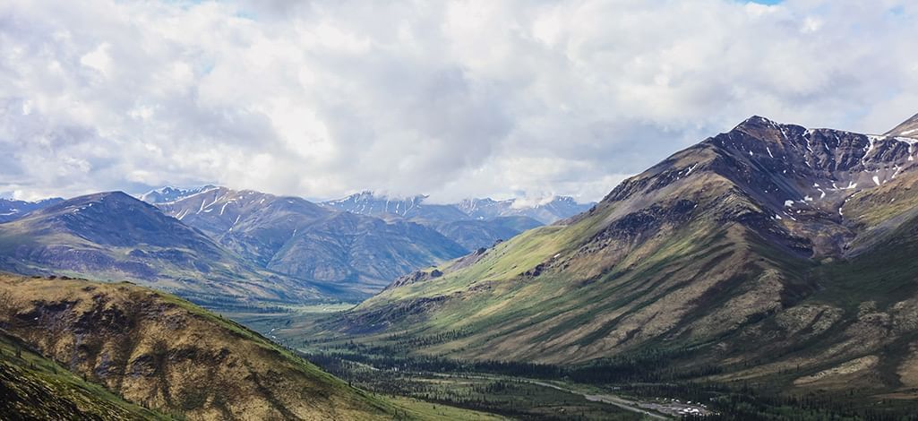 Road through Tombstone Territorial Park