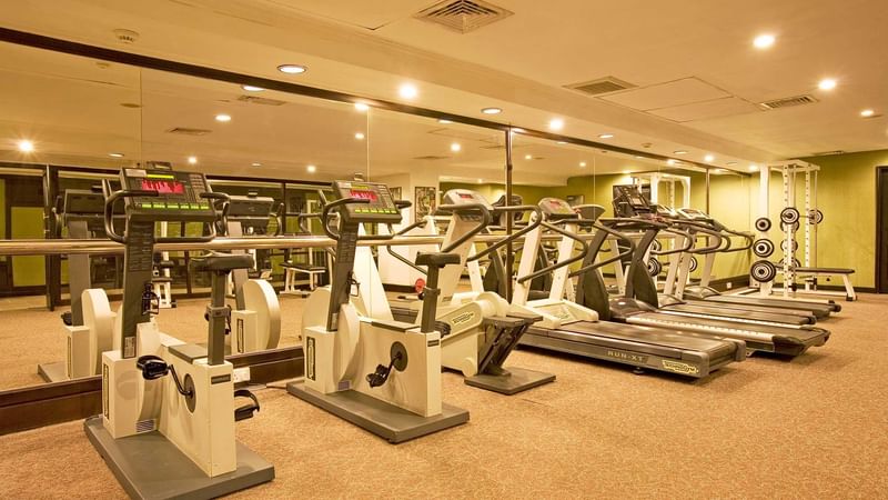 Fitness Centre with exercise machines at Sunway Hotel Phnom Penh