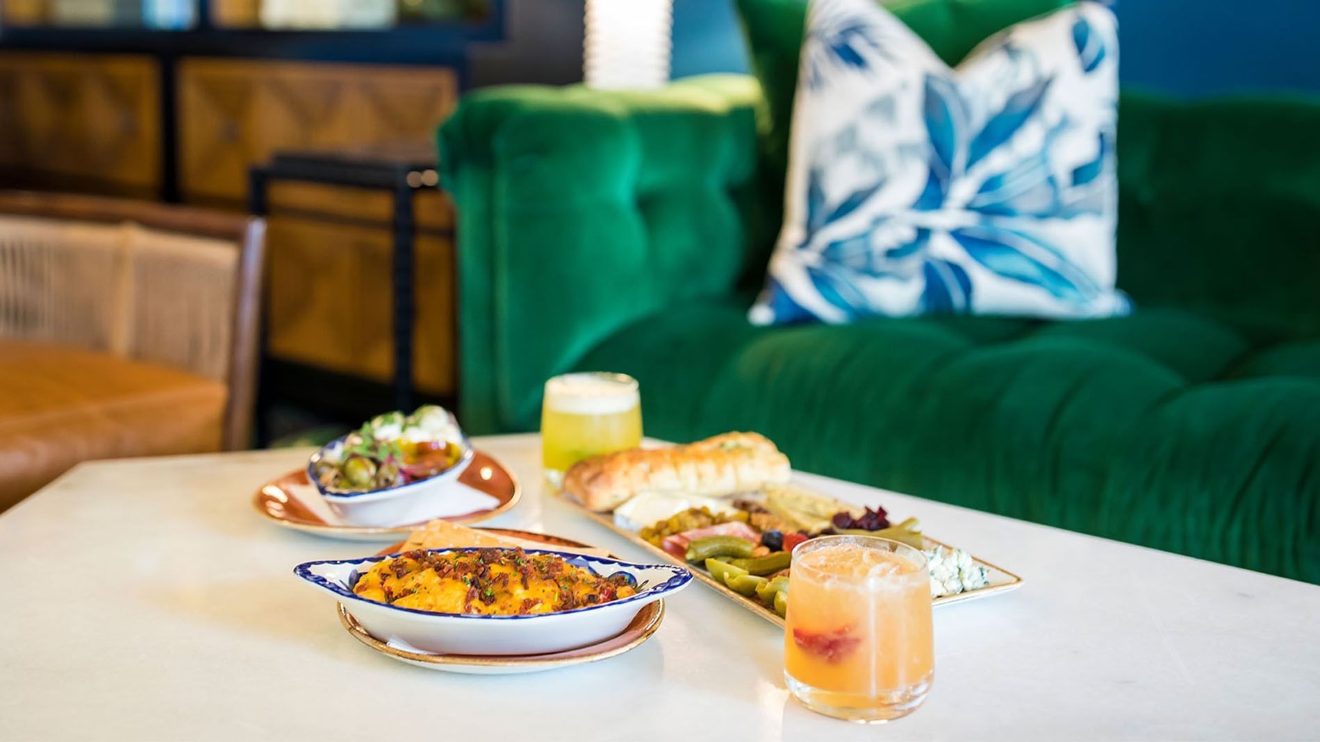 Dishes served at the Havana Beach Restaurant