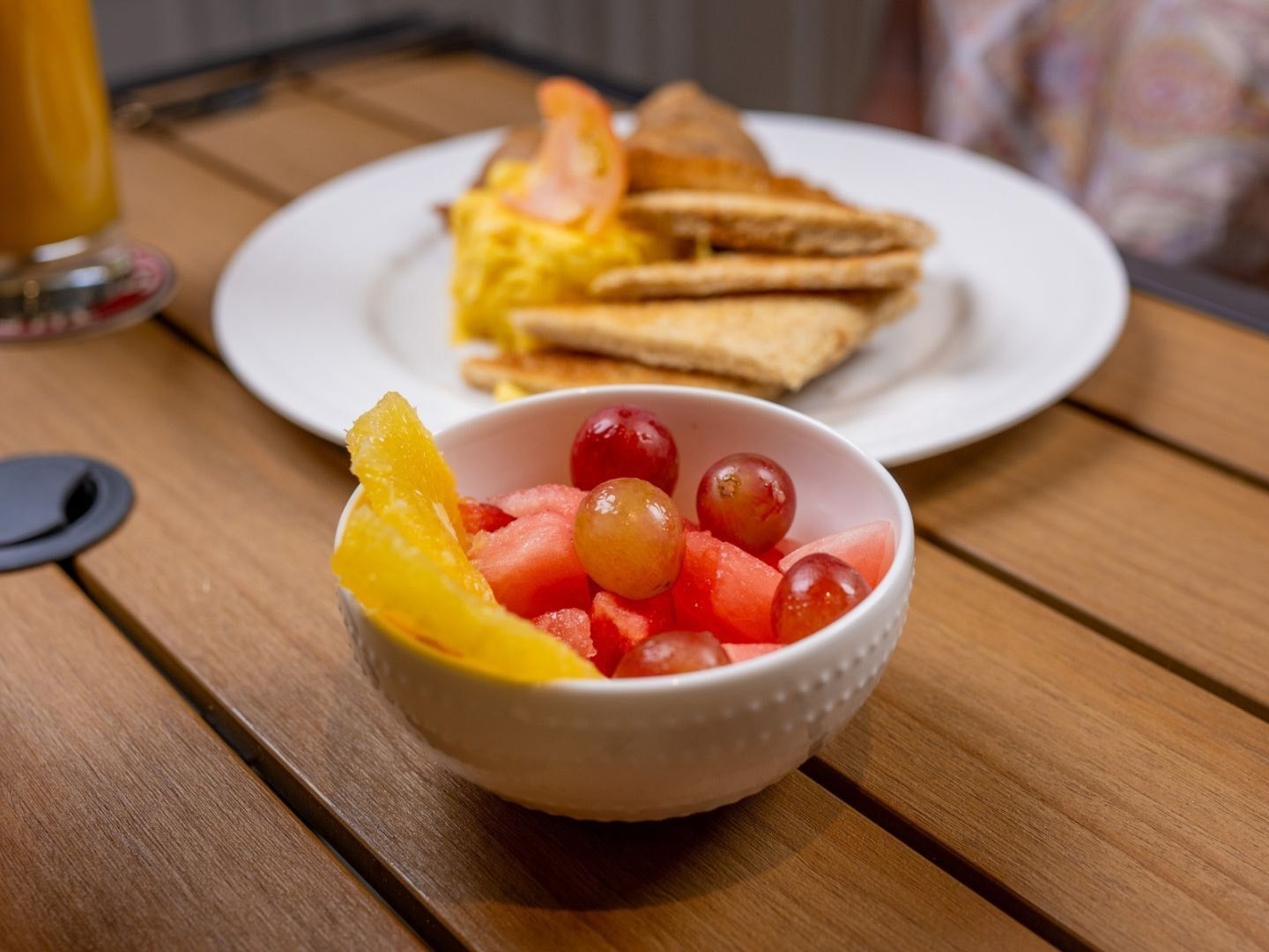 Restaurant breakfast  Time Out Hotel Barbados