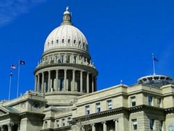 Exterior of Idaho State Capitol building near Hotel 43