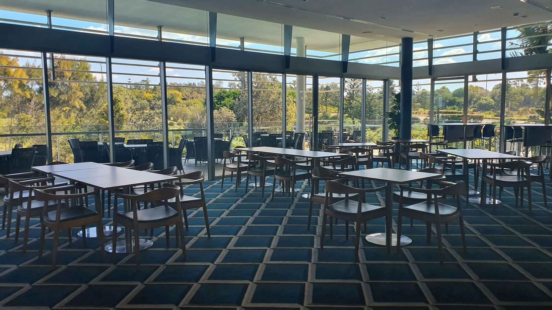 Tables arranged Conference Event Meeting room at Pullman Magenta Shores