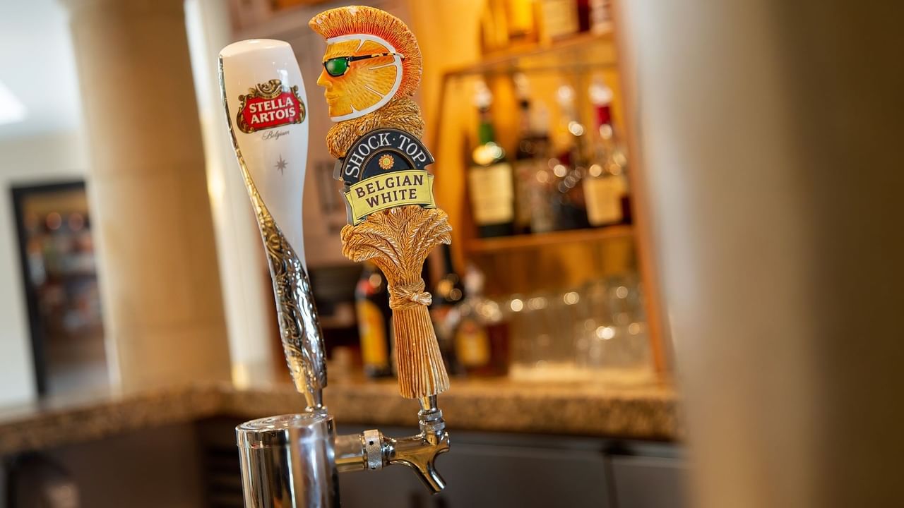 Taps for Stella Artois and Shock Top Belgian White