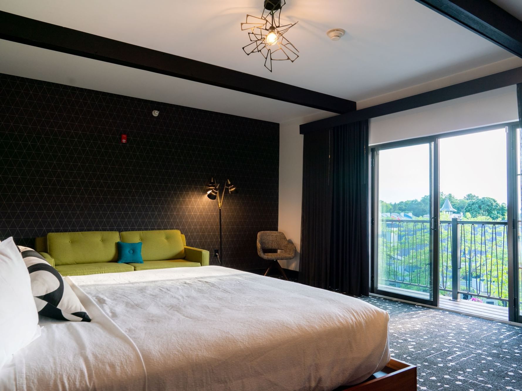 Studio suite with Juliet balcony