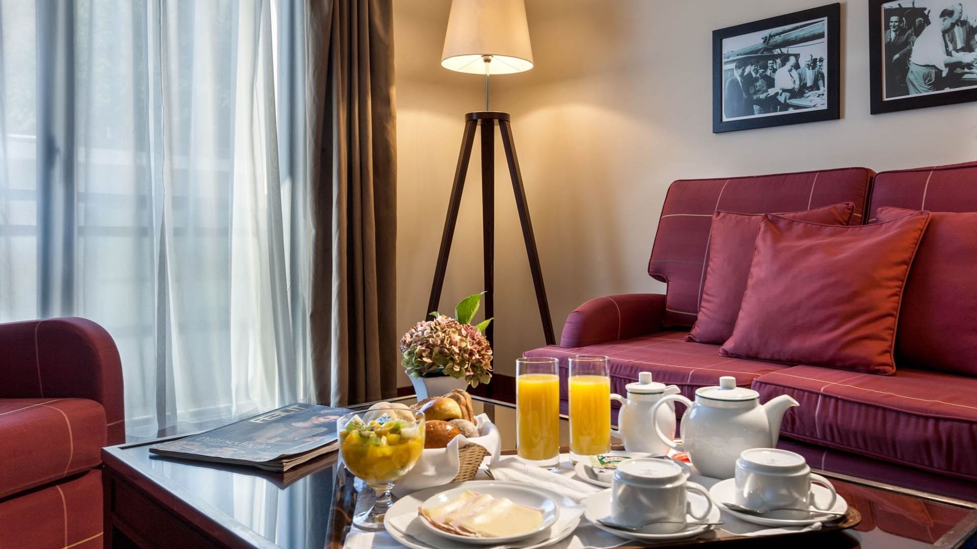 Breakfast at executive room at Bensaude Hotels Collection
