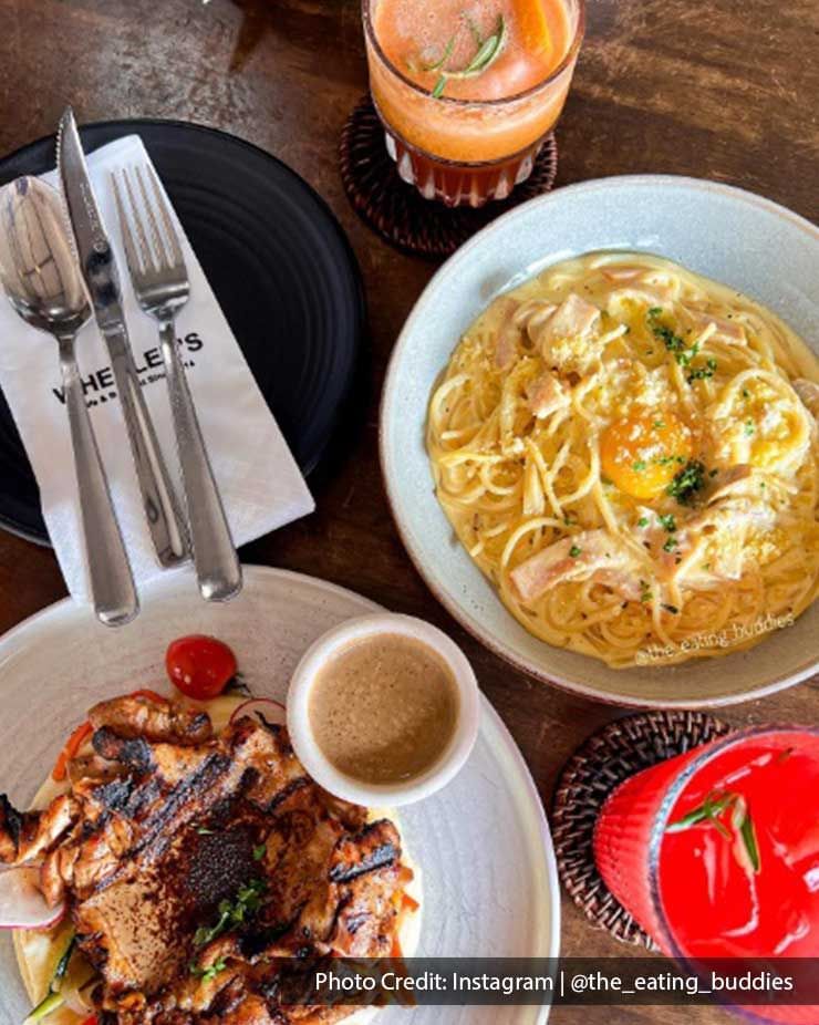 Western foods from Wheeler's Cafe & Bar - Lexis Suites Penang