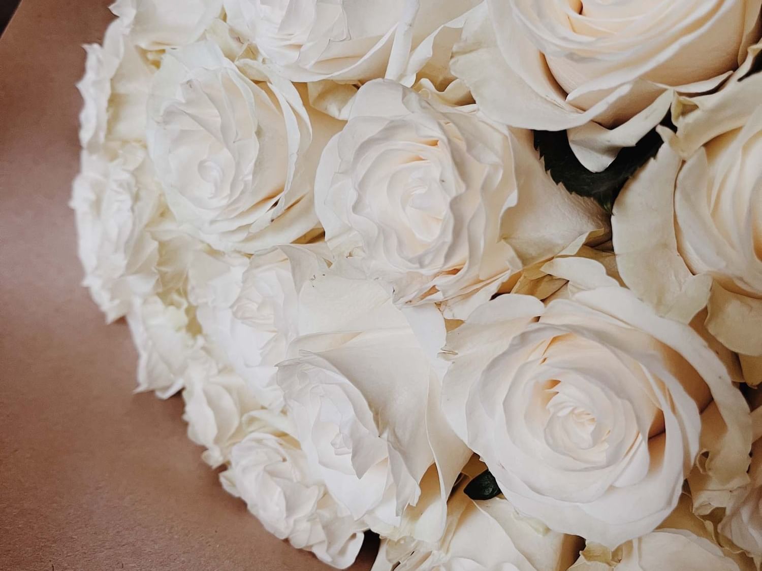 Close-up of a flower bouquet at Villas Sol Beach Resort