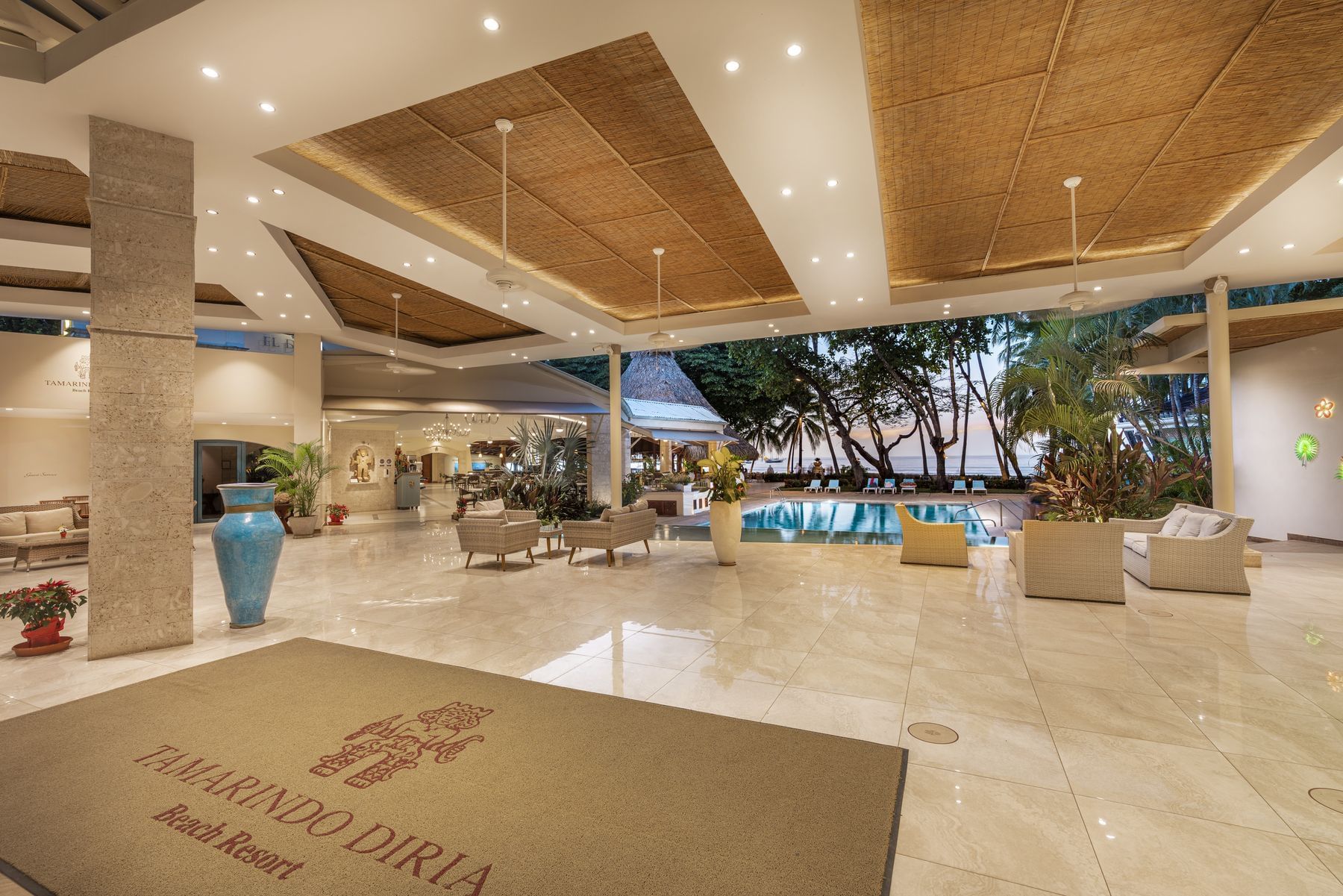Lobby at Tamarindo Diria Beach Resort