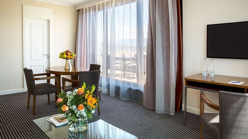 Interior view of Executive terrace room at Warwick Geneva