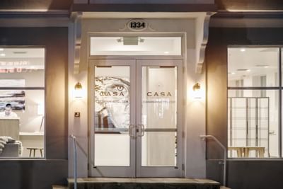 Exterior view of the entrance to Casa Boutique Hotel