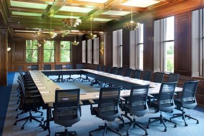 U shaped conference room at Mt. Washington Conference Center