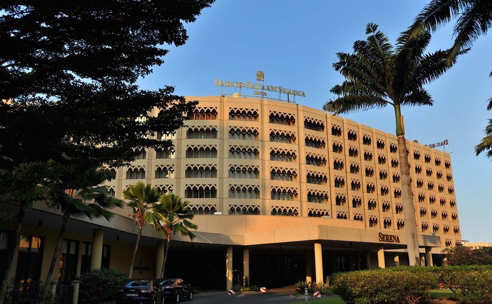 An exterior view of the Hotel at Dar Es Saalam Serena Hotel