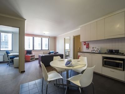 UniLodge @ ANU – Davey Lodge_3 Bedroom Multishare Common Area