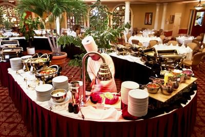 Expansive brunch buffet at Safety Harbor & Resort