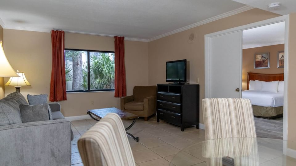 Dining Area of Two Bedroom suite at Legacy Vacation Resorts