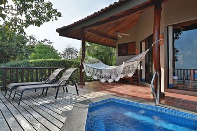 The Outdoor Pool in Junior Suite-terrace at Punta Islita Hotel
