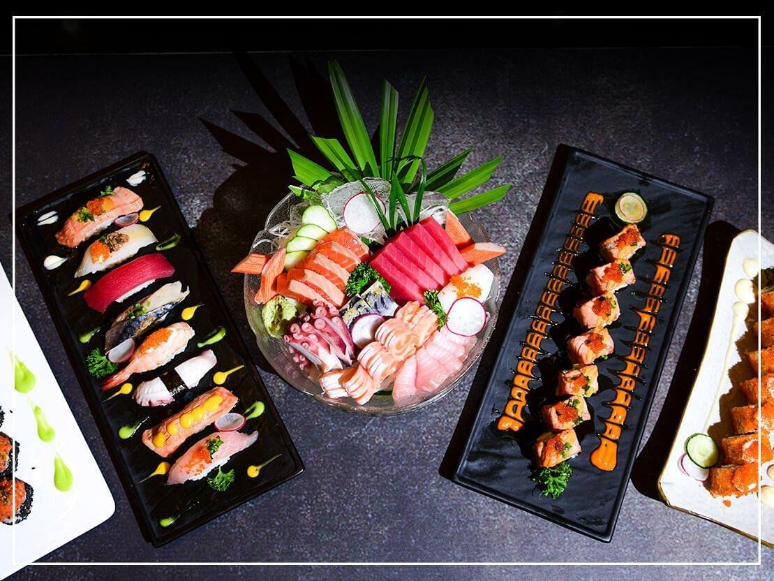 Sushi & Sashimi in Lobby Lounge at Chatrium Hotel Royal Lake