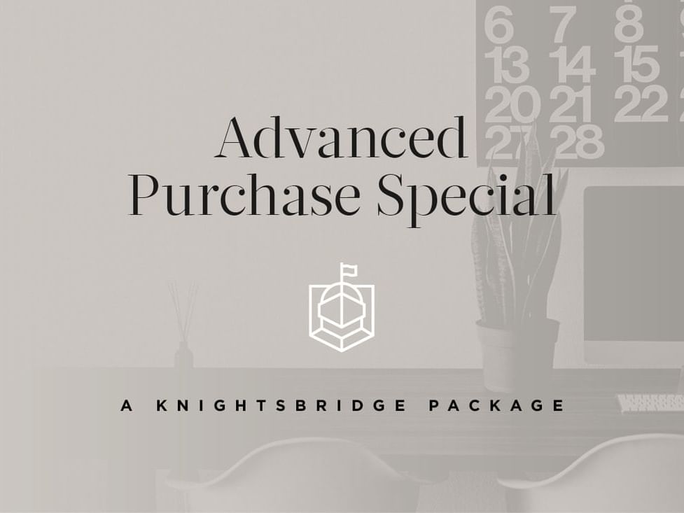 A poster of Special Offer by Hotel knightsbridge