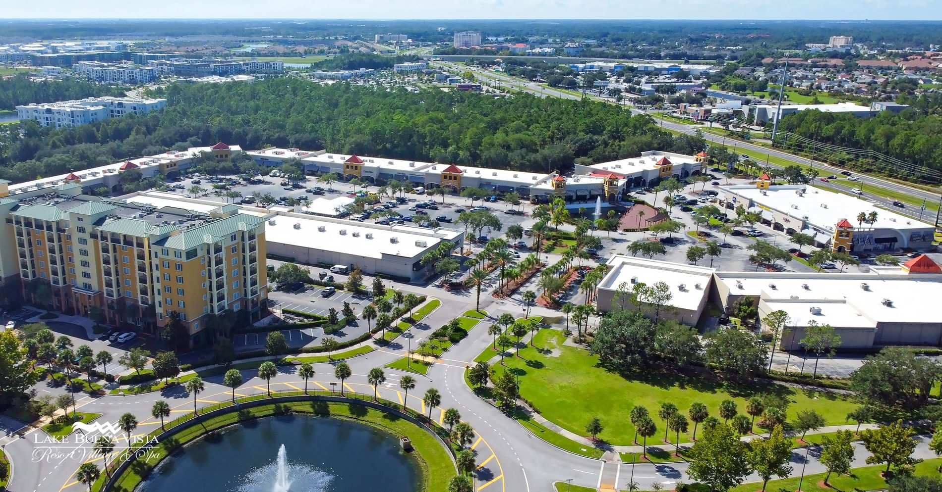 Full Lake Buena Vista Factory Stores Aerial View