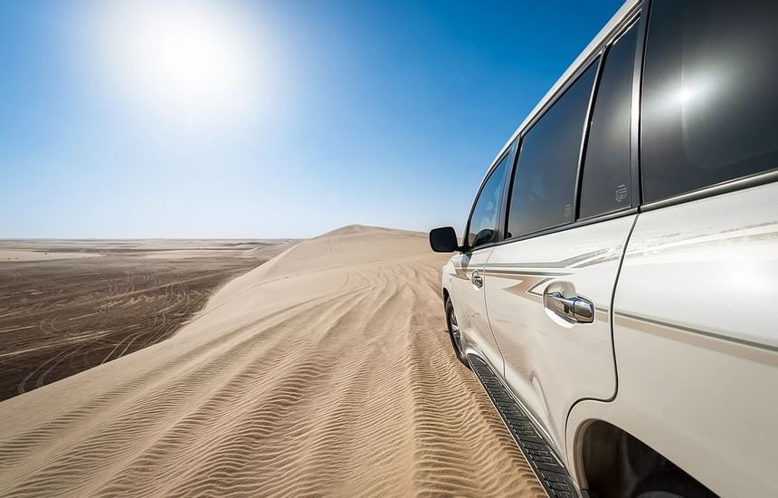 سفاري الصحراء في صحراء مسيعيد قطر مع منتجع سيلين