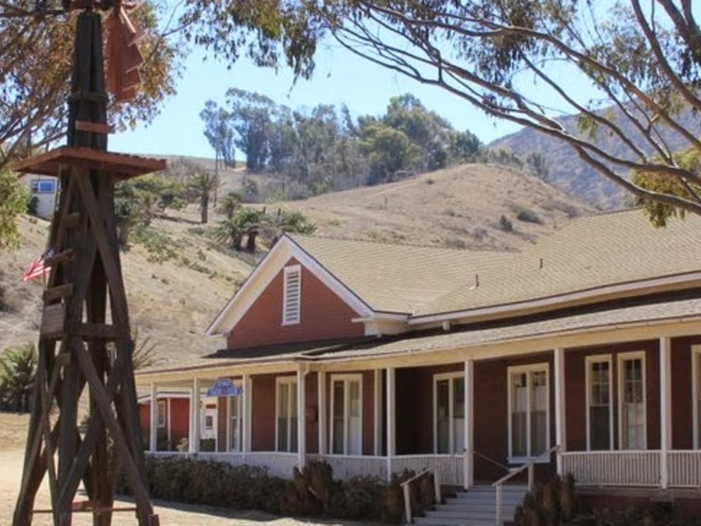 Exterior view of Civil War Barracks near Catalina Island Company