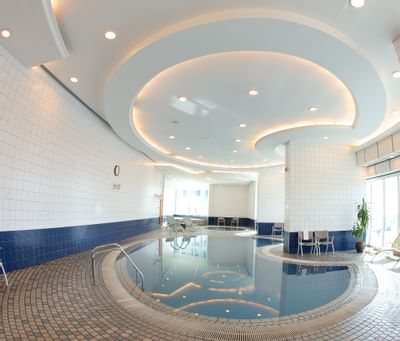 View of the Indoor swimming pool at Tamani Marina Hotel