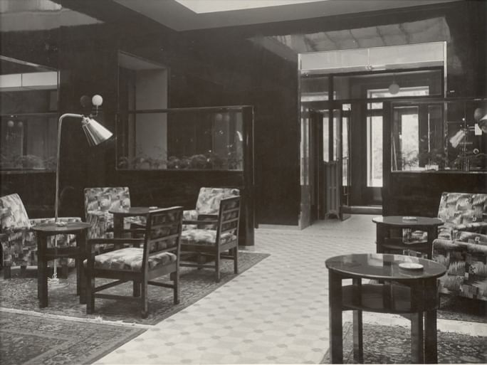Hall Hotel Manin Milano 1930