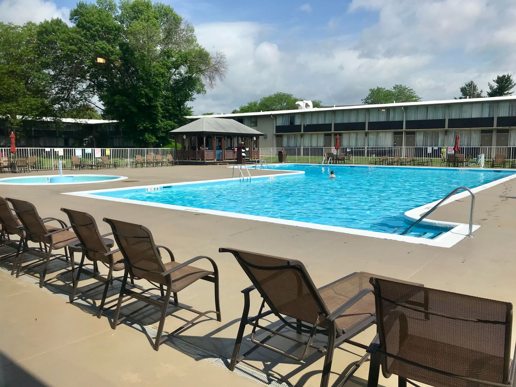 outdoor pool at hotel