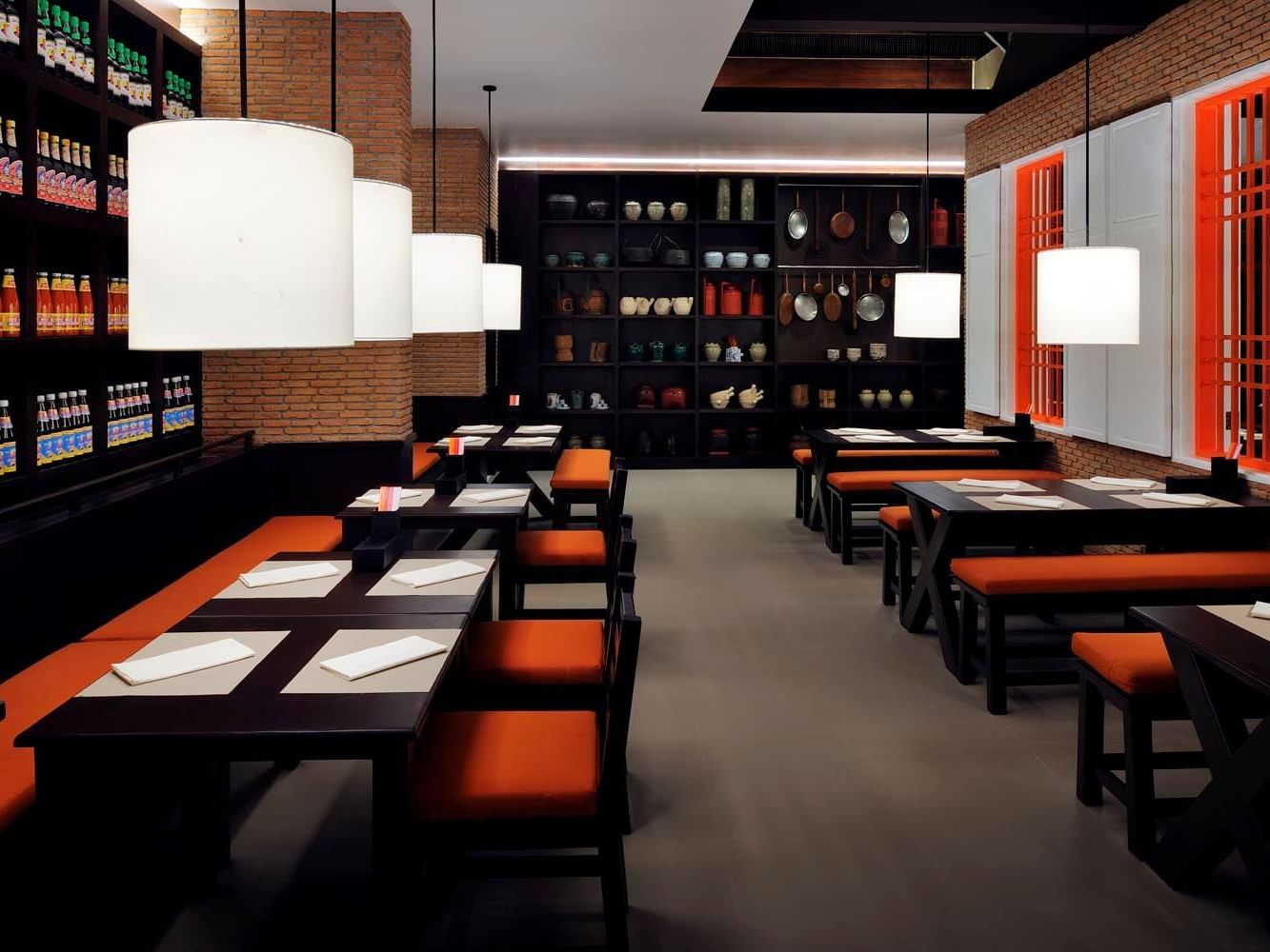 Interior of Orient Asia Restaurant at Paradox Phuket Resort