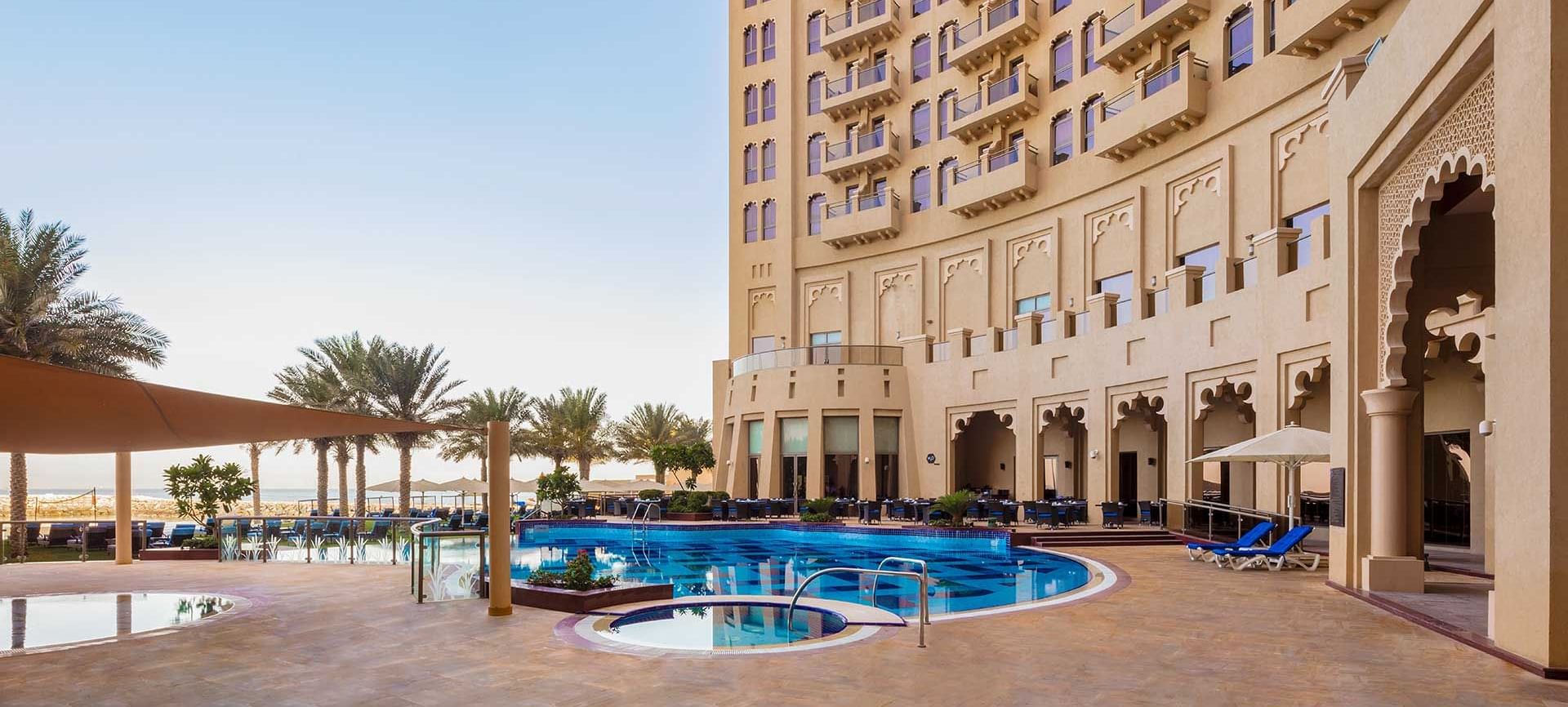 Pool at Bahi Ajman Palace Hotel