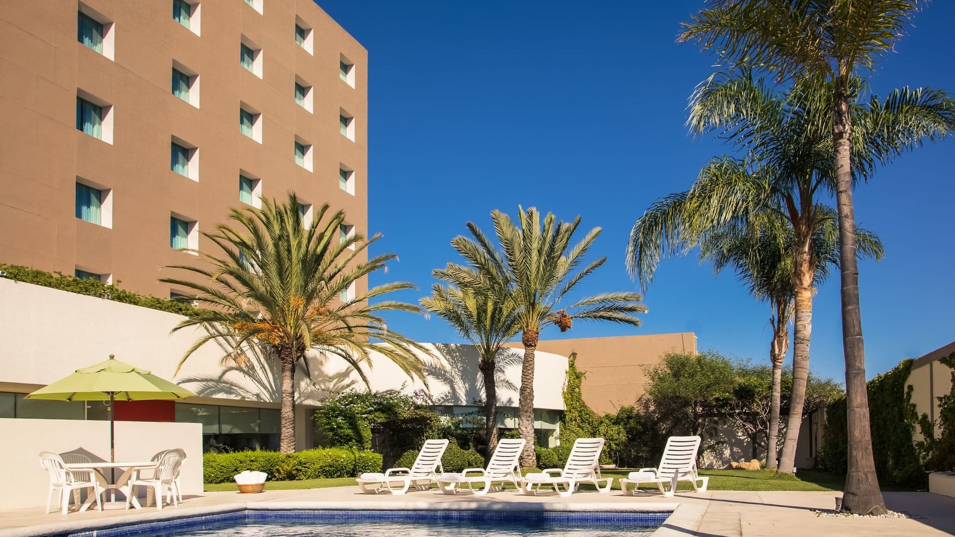 Outdoor swimming pool at Fiesta Inn Tijuana Otay Aeropuerto