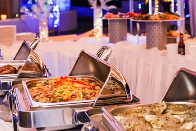 Dinner buffet in an Event at The Morgan Resort Spa Village