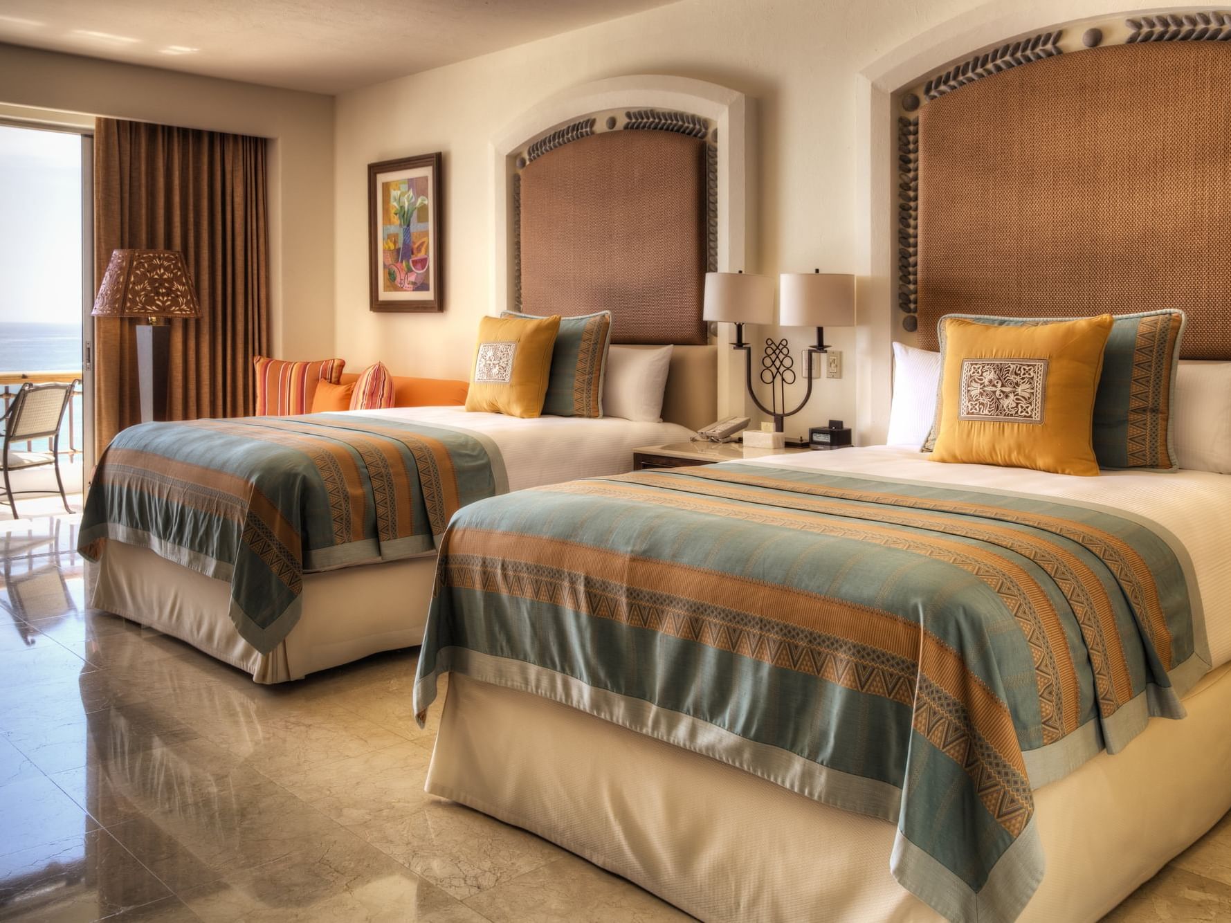 Beds in a Marquis Presidential Suite at Marquis Los Cabos