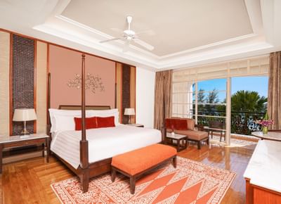 The king bed in Viceory Seaview3 at Danna Langkawi Hotel