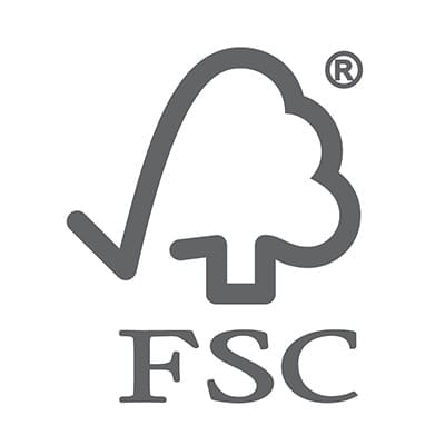 Forest Stewardship Council certified paper 