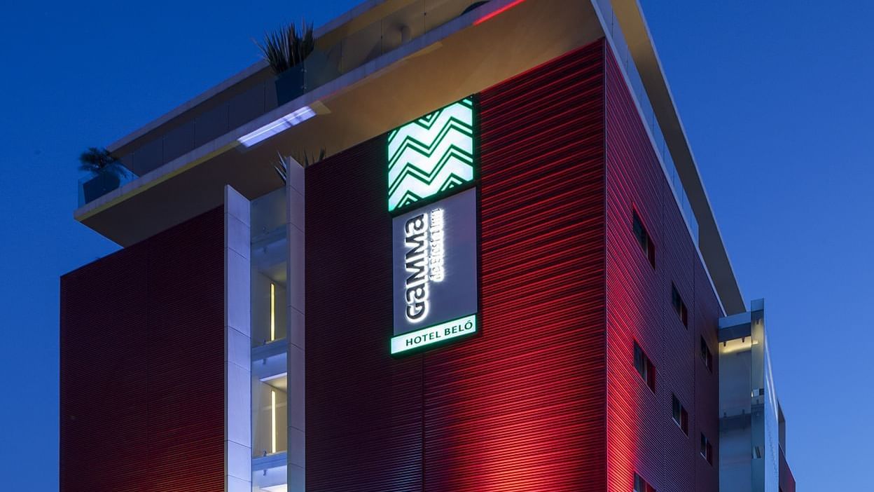 Exterior view of the front facade of Gamma Morelia Beló