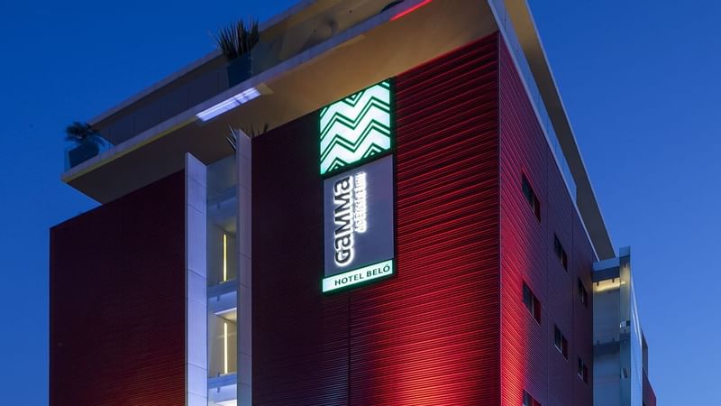 Exterior view of the front facade of Gamma Morelia Beló