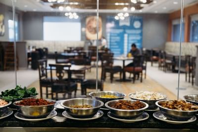 Dishes served in bowls at Fonda De San Luis at Araiza San Luis