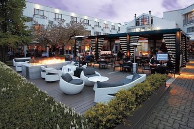 The Dockside Patio at Granville Island Hotel