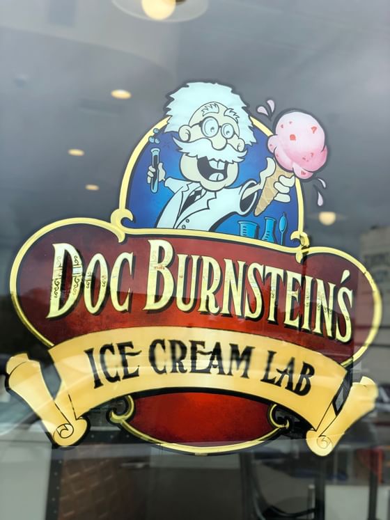 doc burnstein's ice cream lab logo