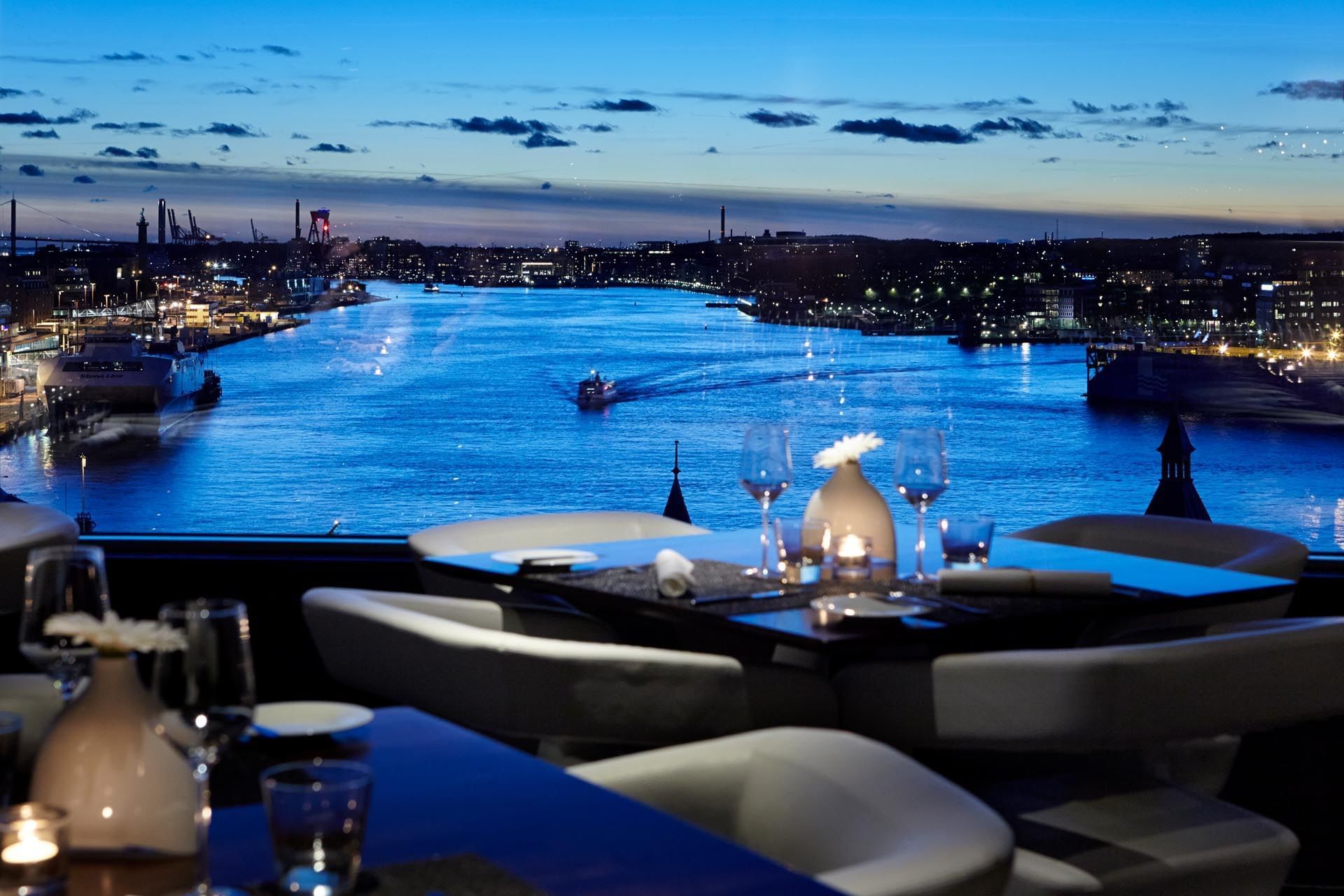 View Skybar & Restaurant at Hotel Riverton, Gothenburg