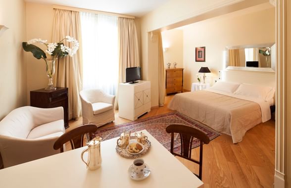 Suite neo classica del Cosmo Hotel Torri