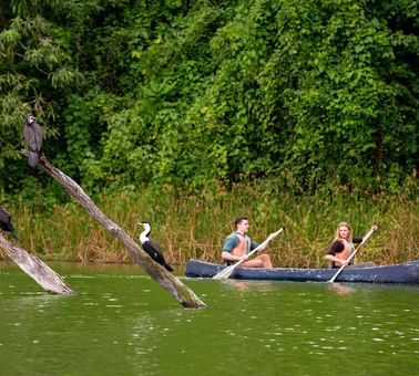 A Canoeing Experience in a lake near Arusha Serena Hotels