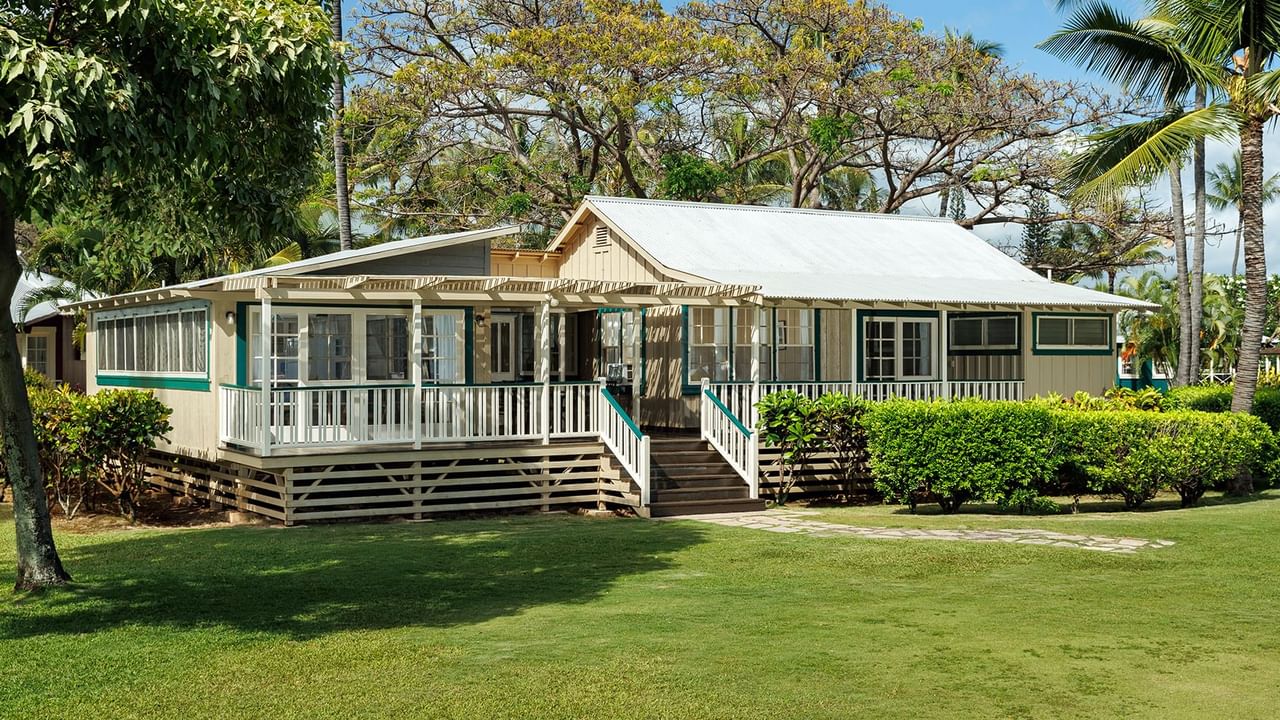 Waimea Plantation Cottages cottage exterior with trees